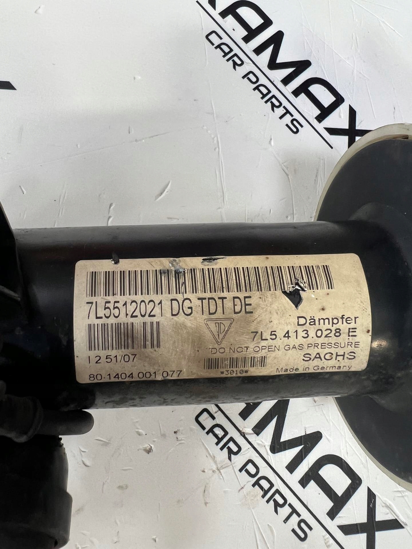 shock absorber right rear part PORSCHE CAYENNE 7L5512021