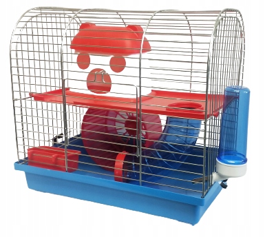 Levně Klec pro křečka Grim Pozink naviják napáječka