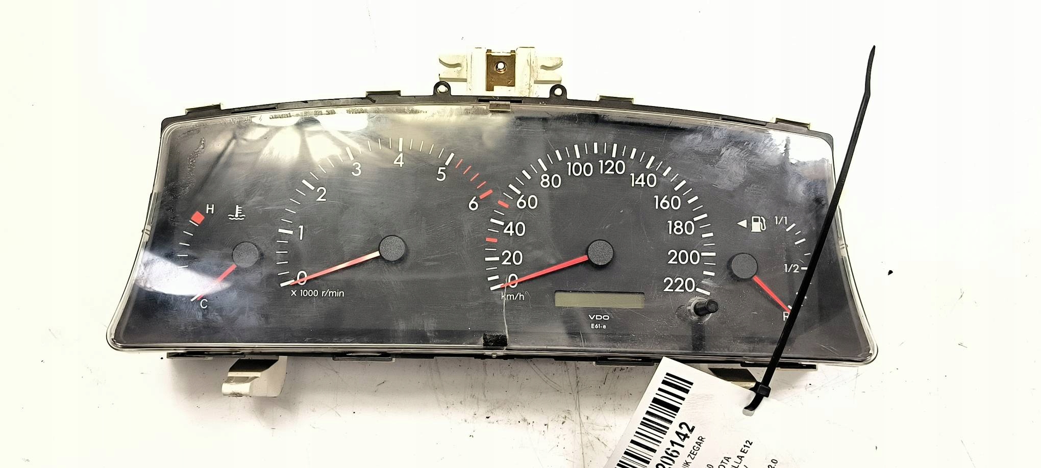 dials clock 833800-02810 TOYOTA COROLLA E12