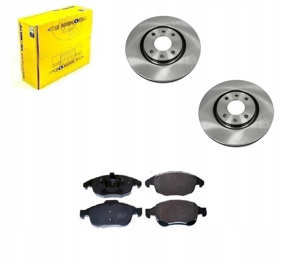 Kotouče Partner Berlingo 2008- Citroen C4 DS4 DS5 Přední 283mm Sada