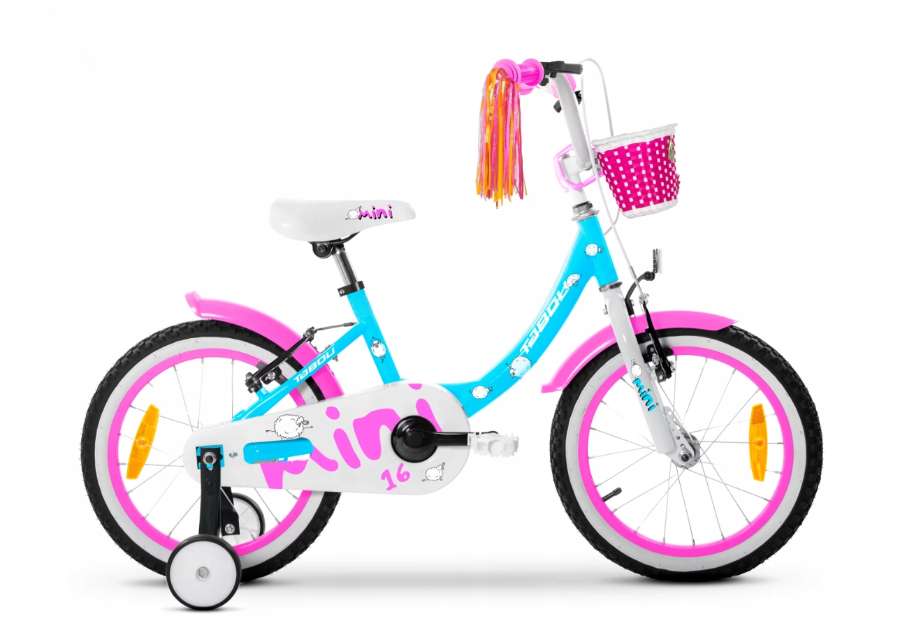 Rower dziecięcy 20" Tabou Mini niebieski różowy R25