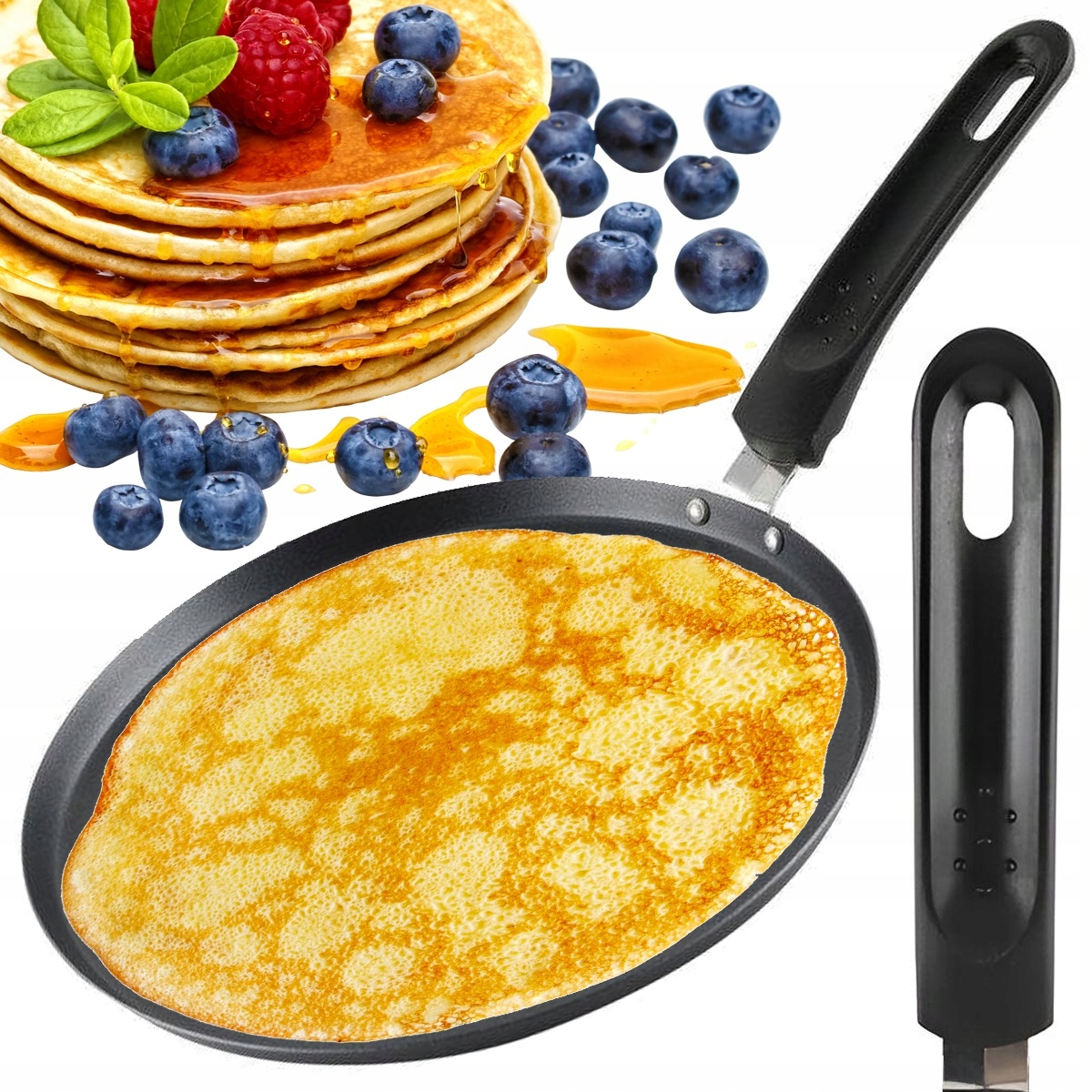 

Patelnia Do Naleśników Stal Nieprzywierająca 24 CM