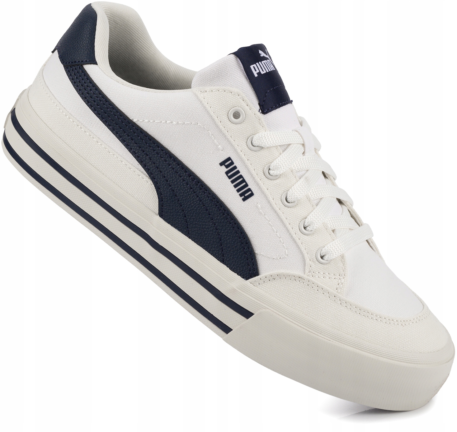 Puma Court Classic Męskie Buty Sportowe Trampki Białe r. 46