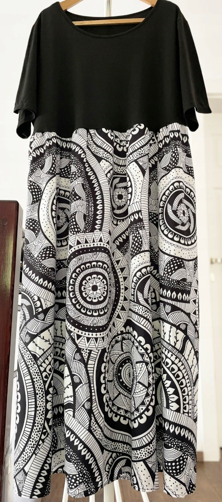 Dlouhá šaty maxi Plus Size vel 48/50