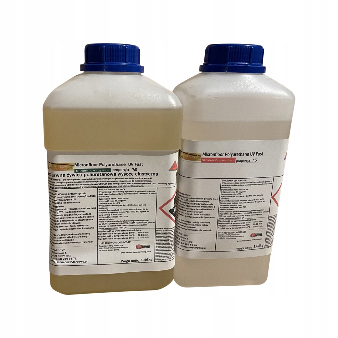 

żywica poliuretanowa Uv bezbarwna