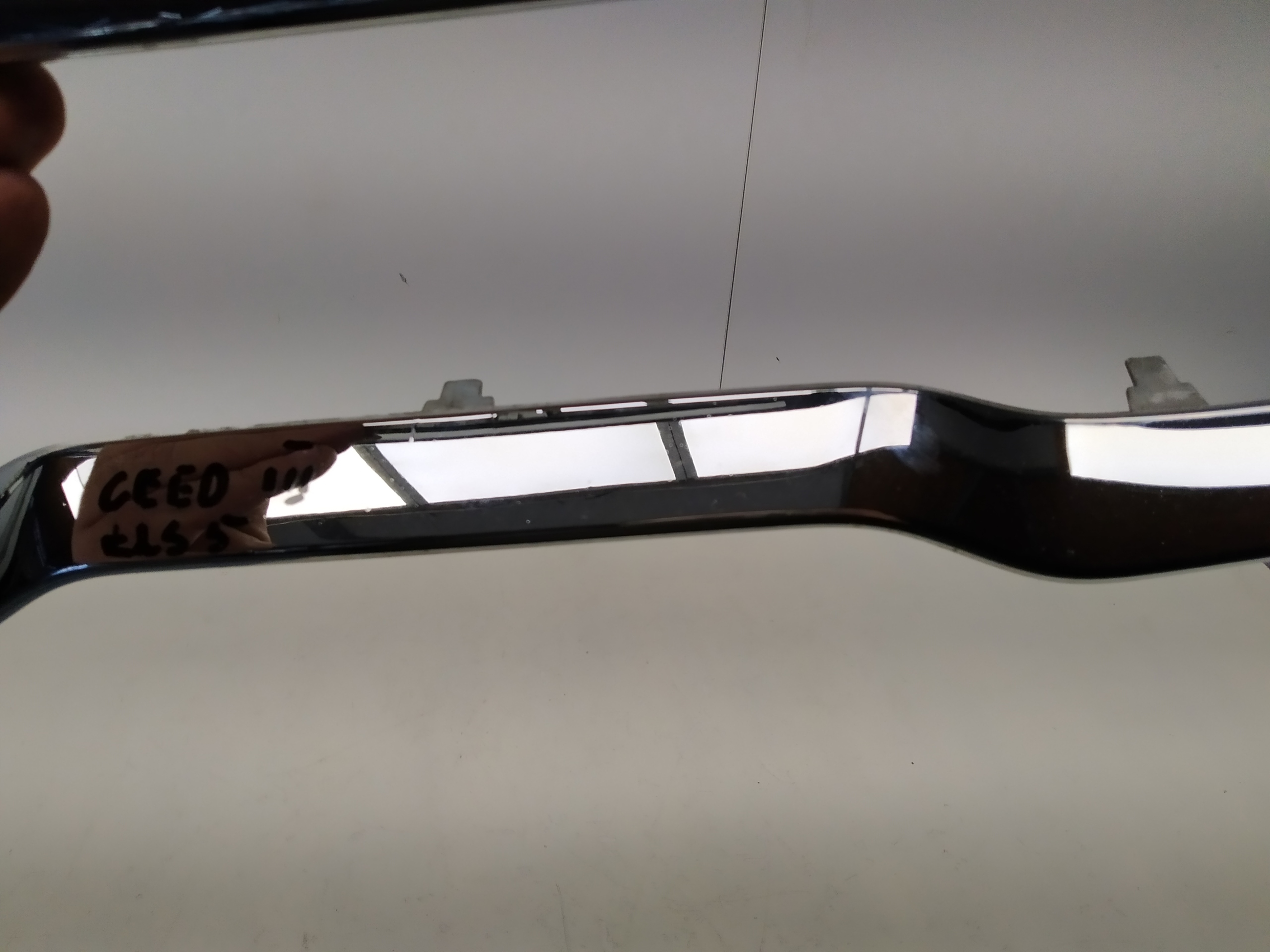 2018r- kia Ceed III frame chrom cap moulding grille grill of a bumper front
