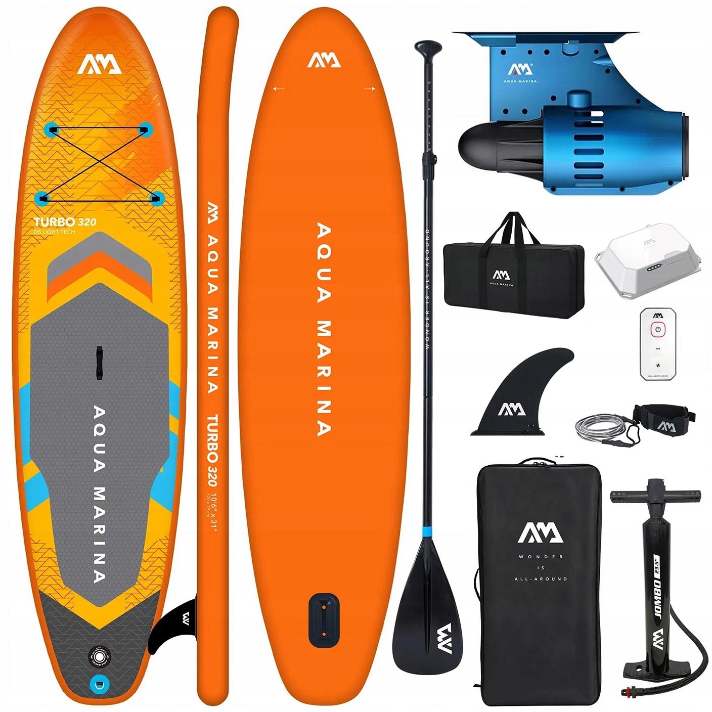 Deska Sup Aqua Marina Go Turbo 320 cm silnik elektryczny BlueDrive S