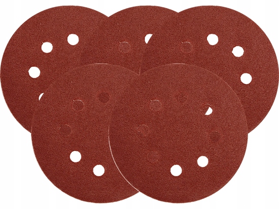 Yato Krążki ścierne rzep otwory 125mm p60 YT-83452 5 sztuk
