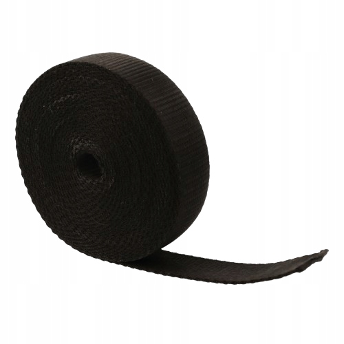 Popruh 20mm Polypropylen 400kg tloušťka 1,5mm Černá 50 metrů