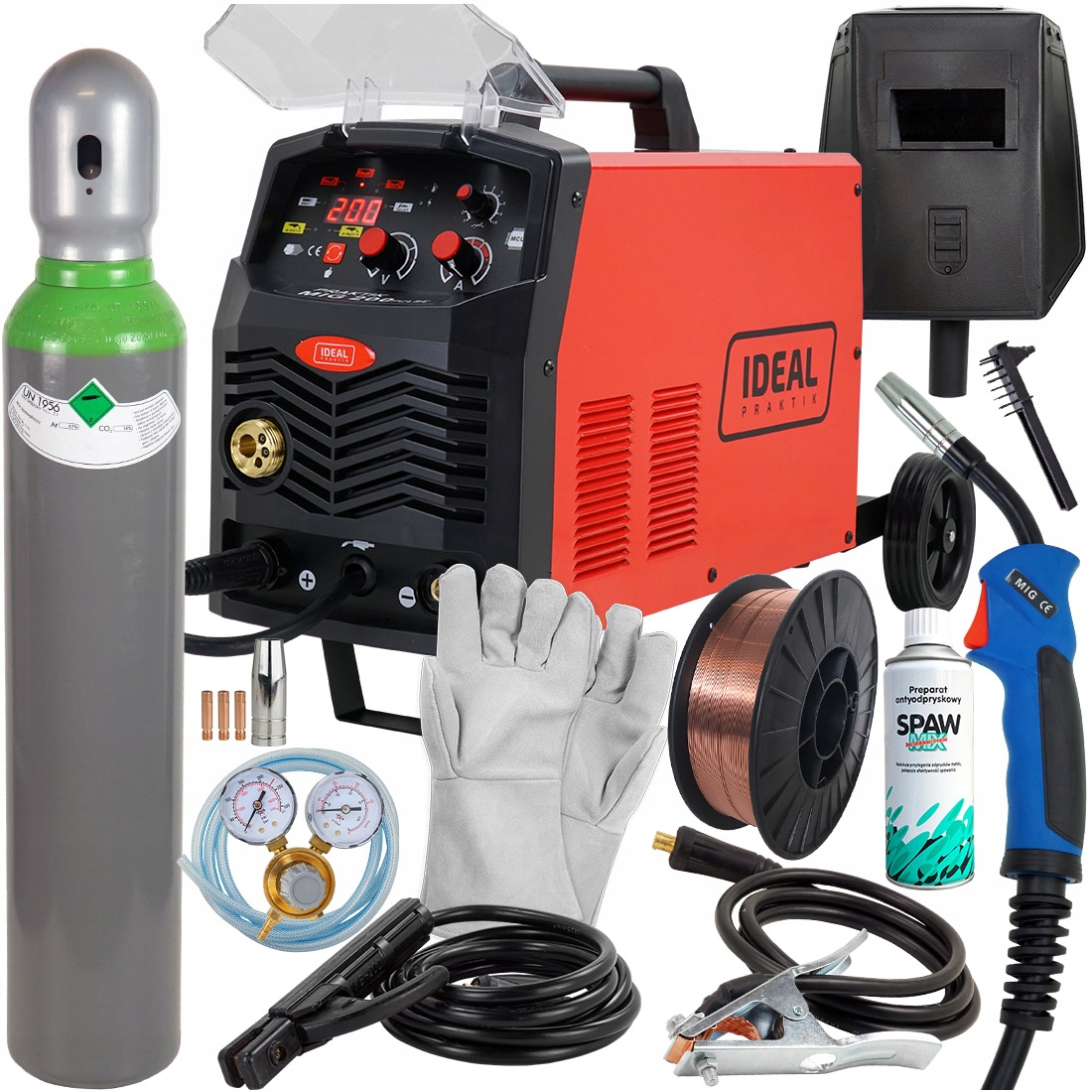 Сварочный аппарат MIGOMAT IDEAL MIG 200 Puls Synergia 230V