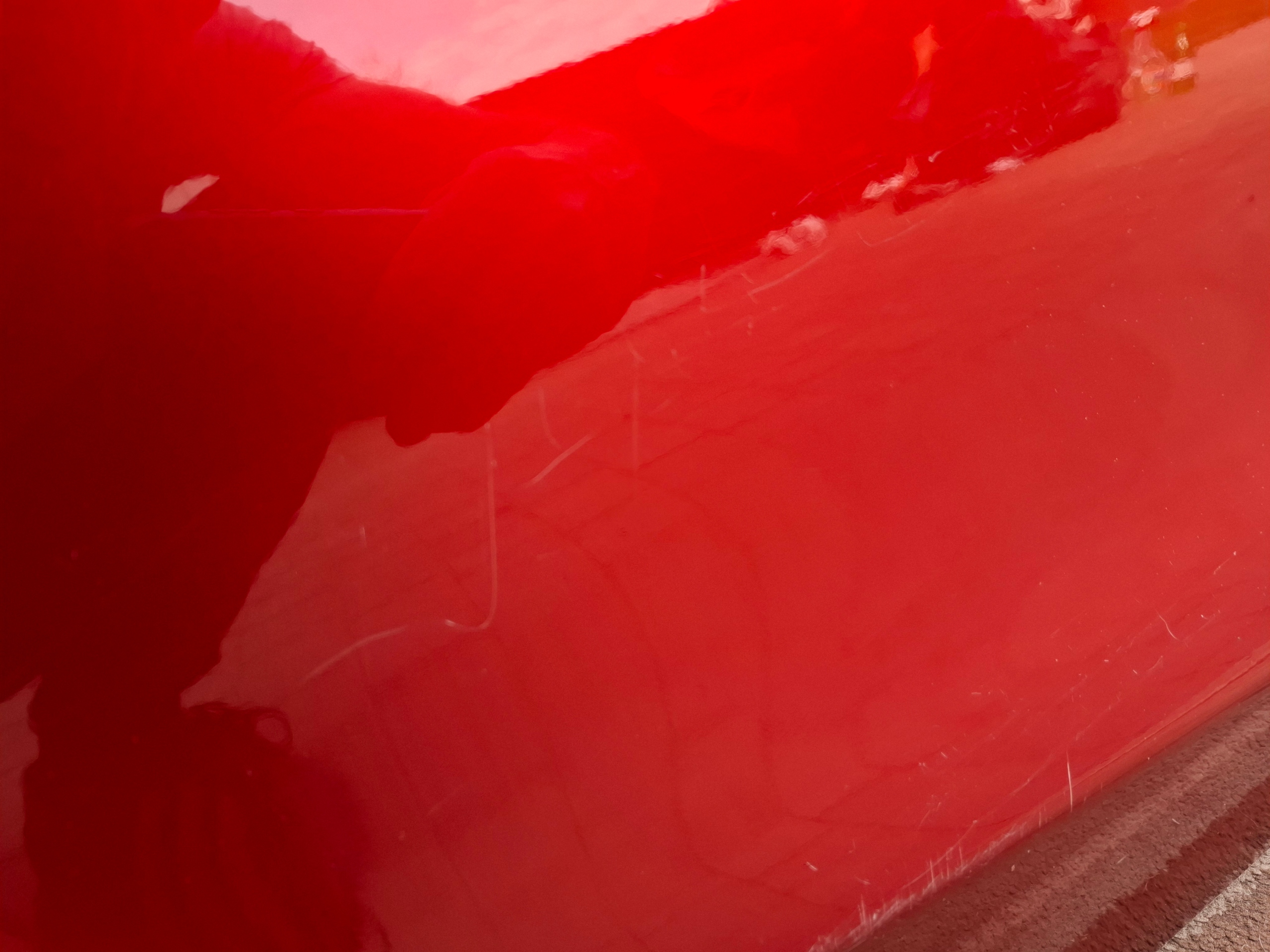 Tür rechts heck MAZDA 2 DJ rote 22r