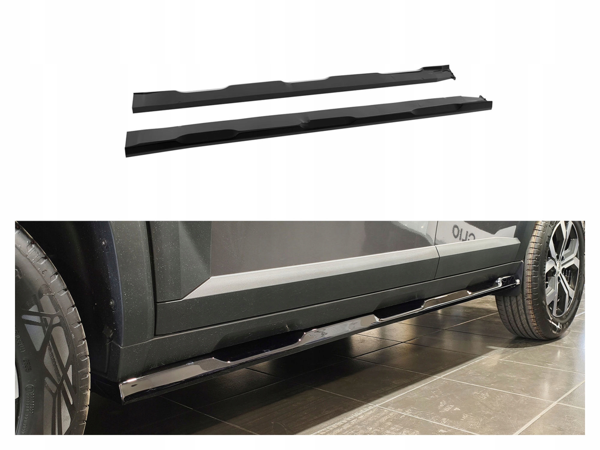 Krytky prahů lišty pod prahy pro Dacia Duster III 2024-