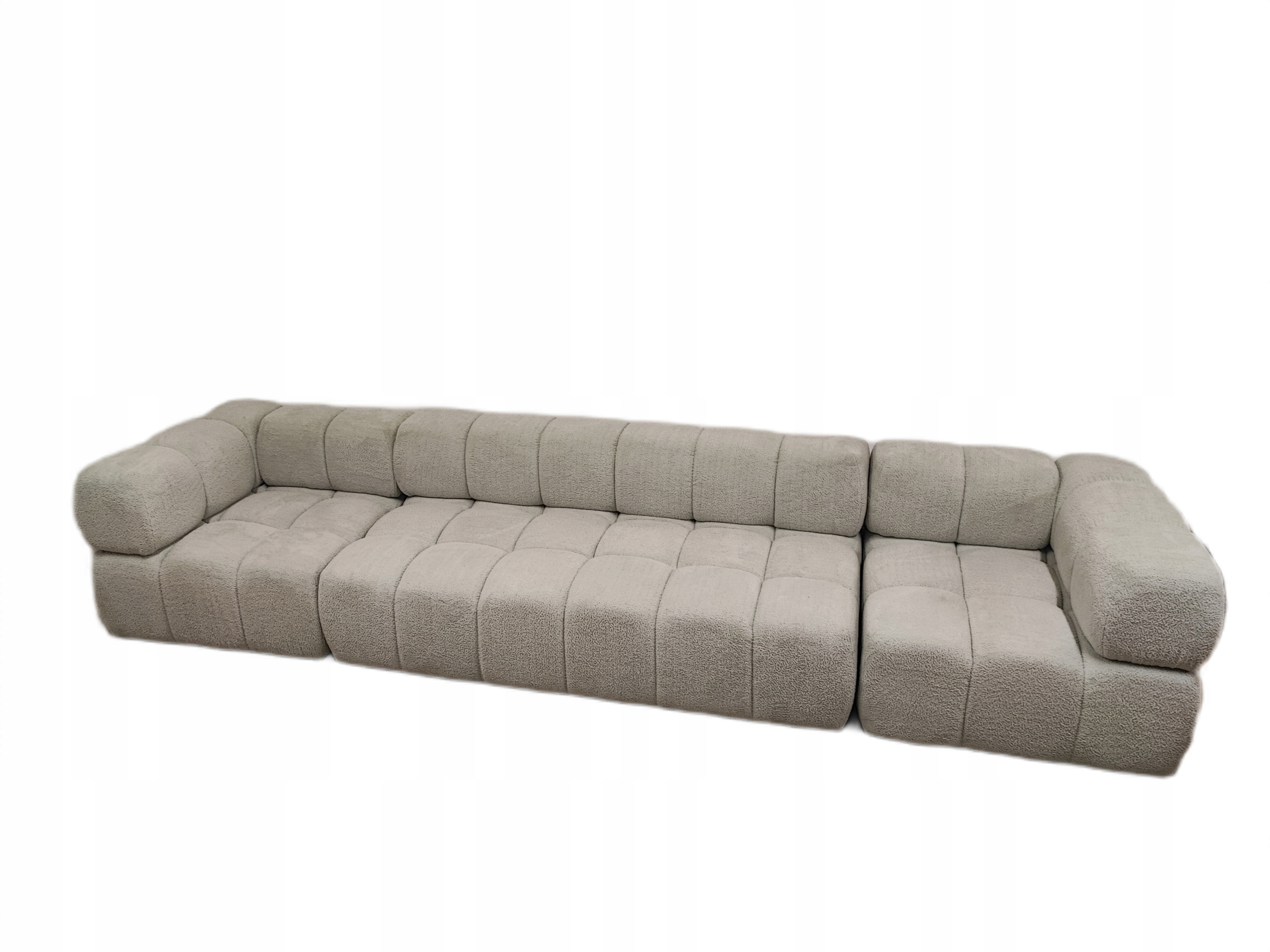 DWUOSOBOWA SOFA MODUŁOWA KANAPA DO SALONU CLIXI 190 CM SPRĘŻYNY BOUCKLE Kolor korpusu biały