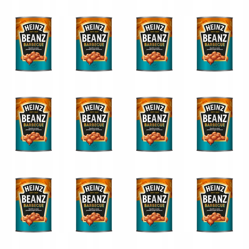 Heinz fazole v barbecue omáčce 390g X12