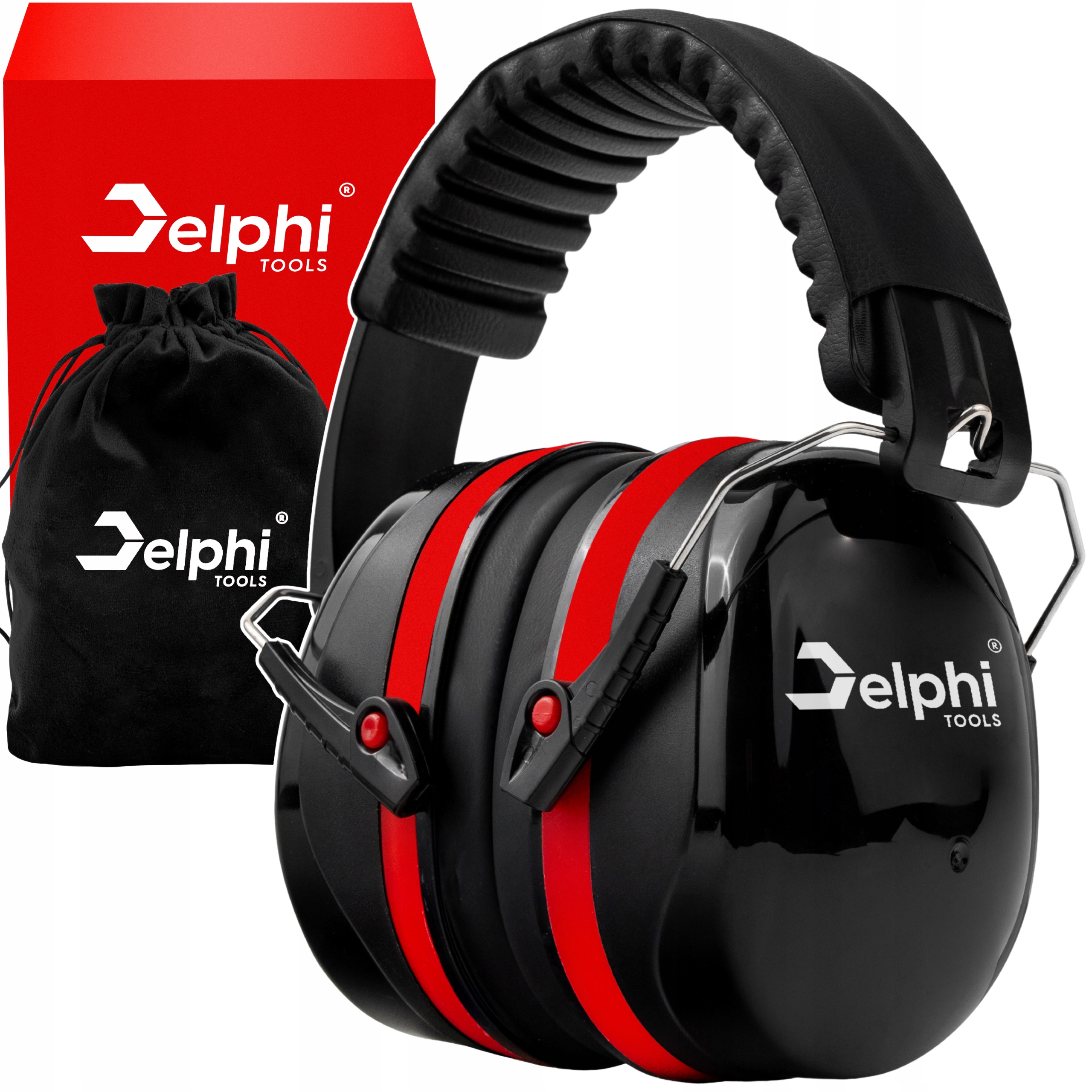 Słuchawki wygłuszające nauszniki ochronne przeciwhałasowe budowlane robocze