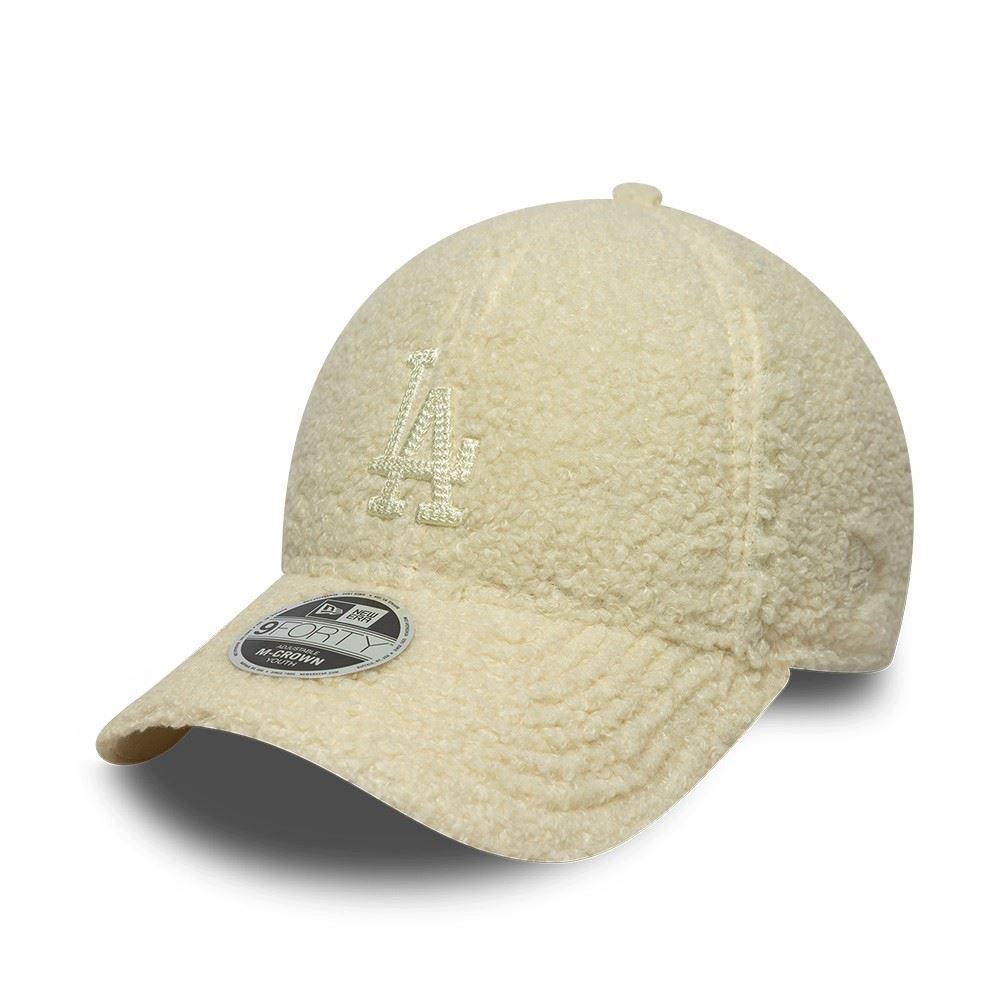 Beżowa czapka z daszkiem New Era La Dodgers Borg Kids 9FORTY 52-53 cm