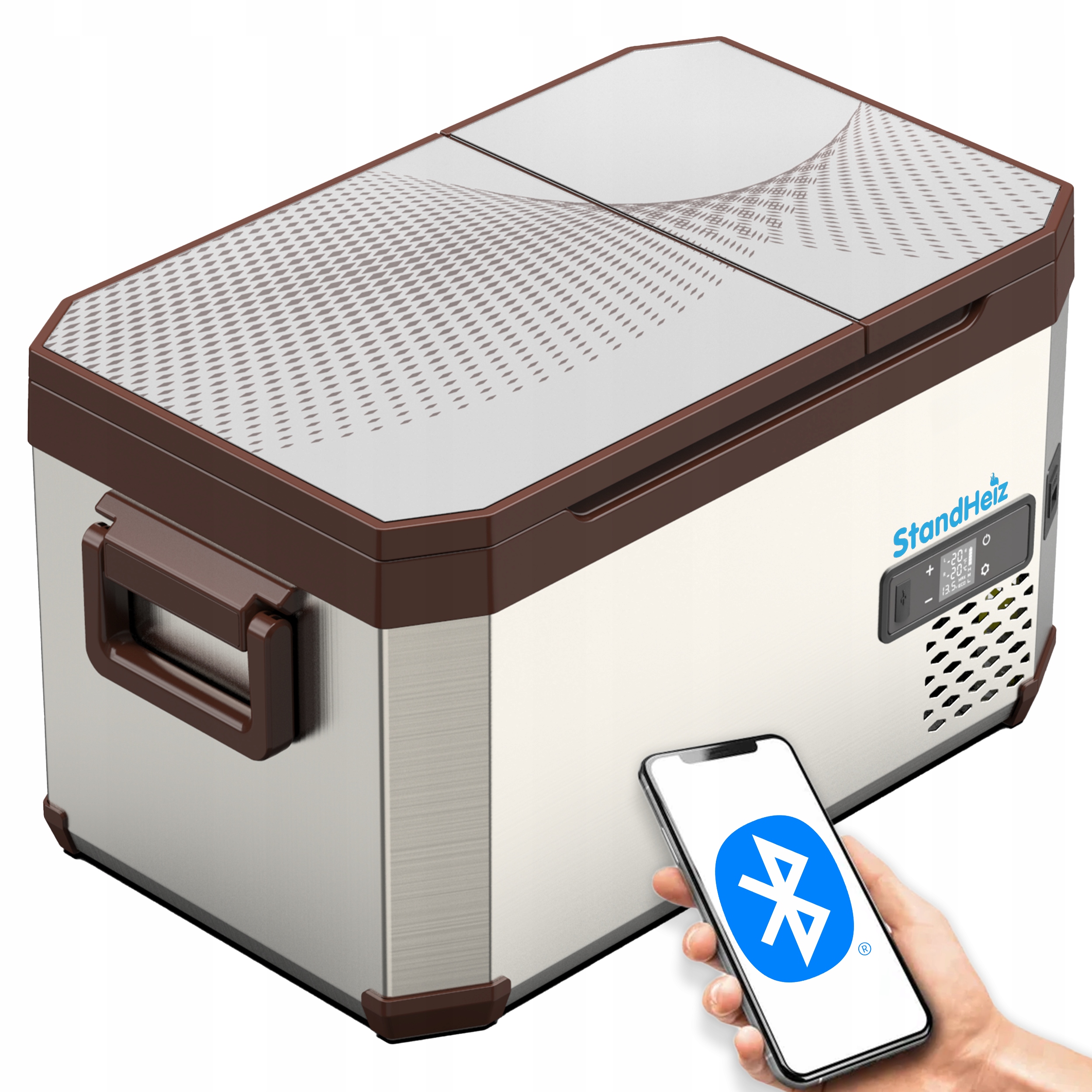 Turistická Přenosná Kompresorová Chladnička 24 L Obytný Vůz 12V24V 230V Standheiz