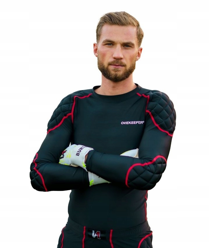 Bluza Bramkarska Treningowa z Ochraniaczami Kompresyjna Onekeeper