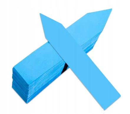 TABLICZKA NIEBIESKA DO OPISYWANIA ROŚLIN ZNACZNIK SZKLARNII DONICZKI 100szt