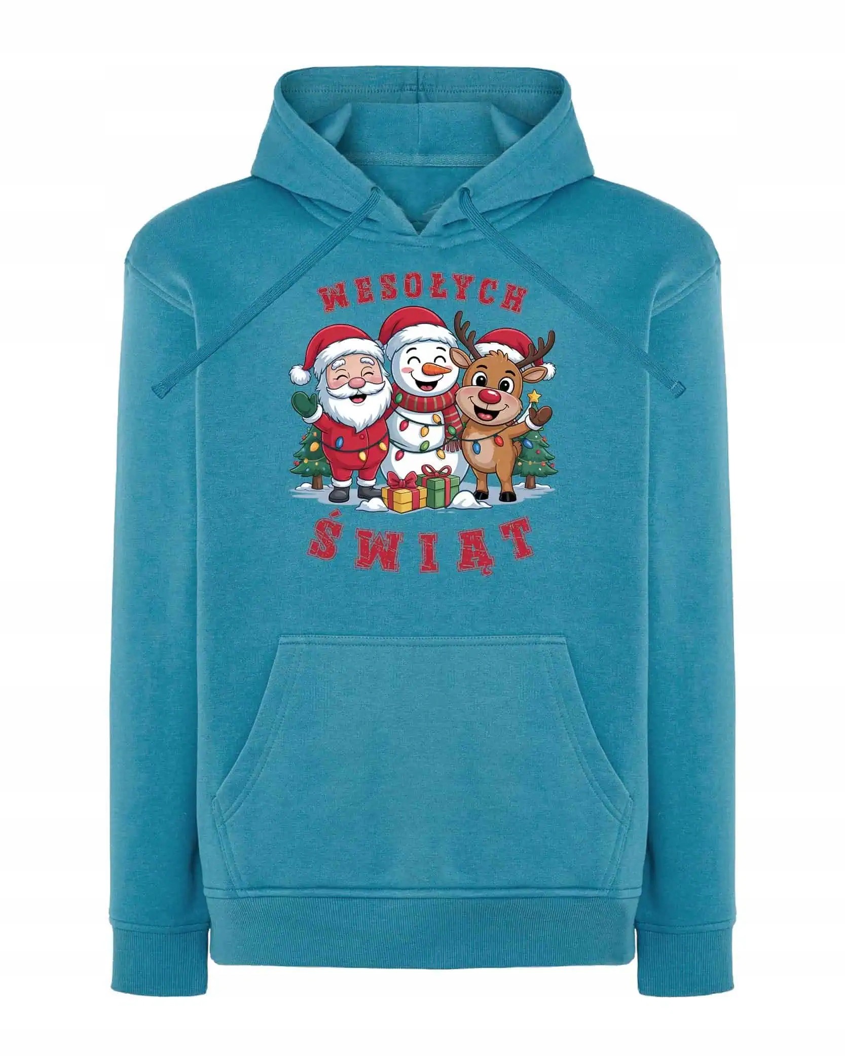 Mikina s kapucí Vánoční Mikuláš Sob XL