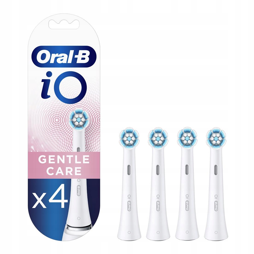 4x Końcówka do szczoteczki magnetycznej Oral-b iO Gentle Care White Biała