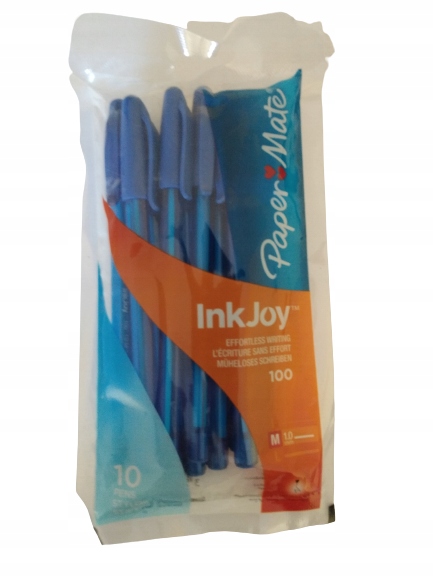 

Długopis Niebieski 1 MM Inkjoy Paper Mate 10 Sztuk