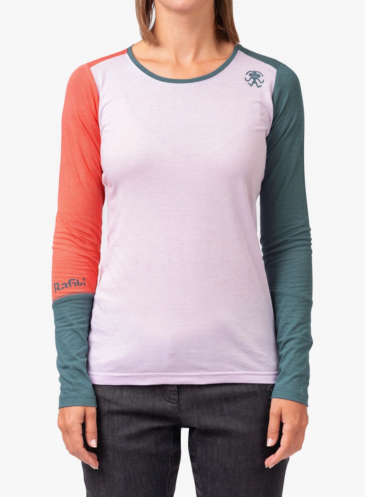 Bluza wspinaczkowa damska Rafiki Finale orchid/lantana 34 (xs)