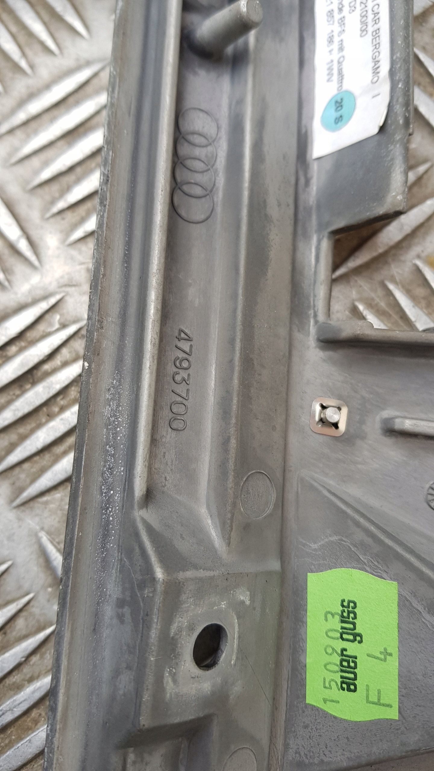 AUDI A8 D3 decorative trim DEKOR wood QUATTRO 4E1857186H