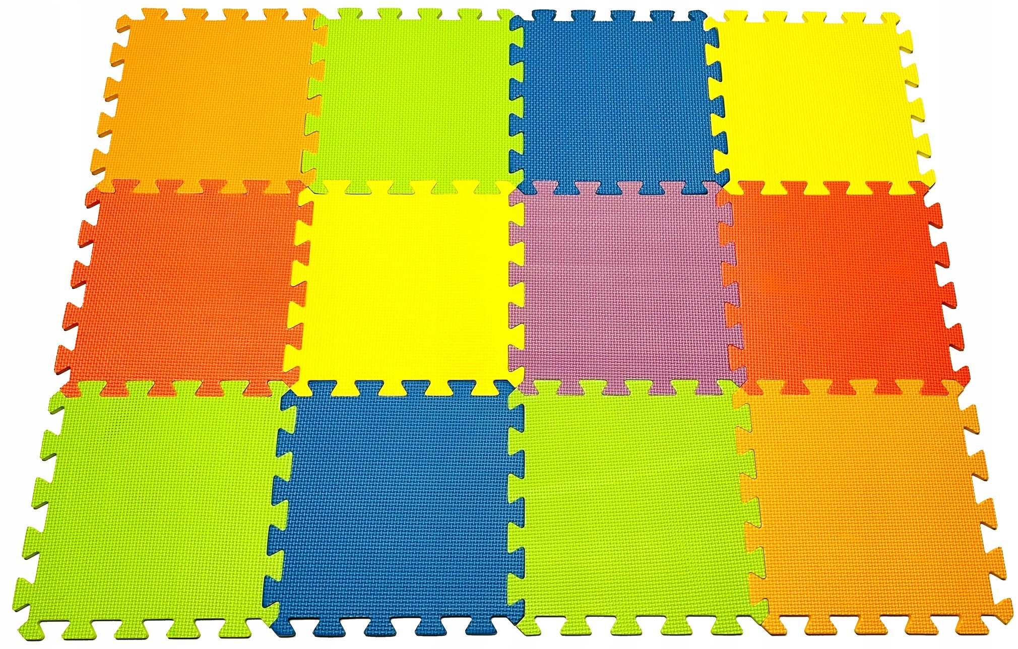 

Mata Piankowe Puzzle Eva Duże 30cm x 30cm Kolorowe