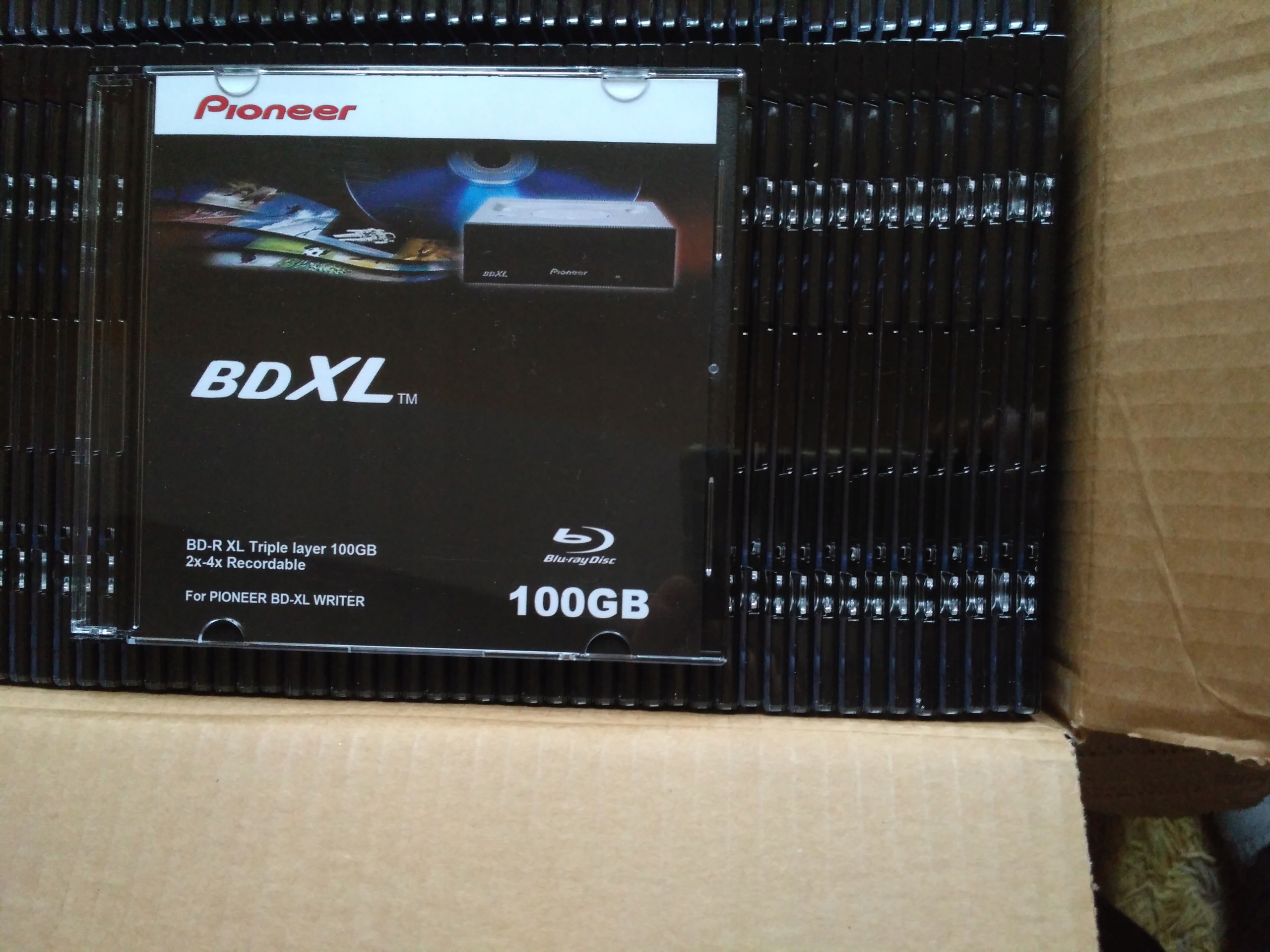 Pioneer BD-R XL x4 100GB Printable Made in Japan Producent Verbatim