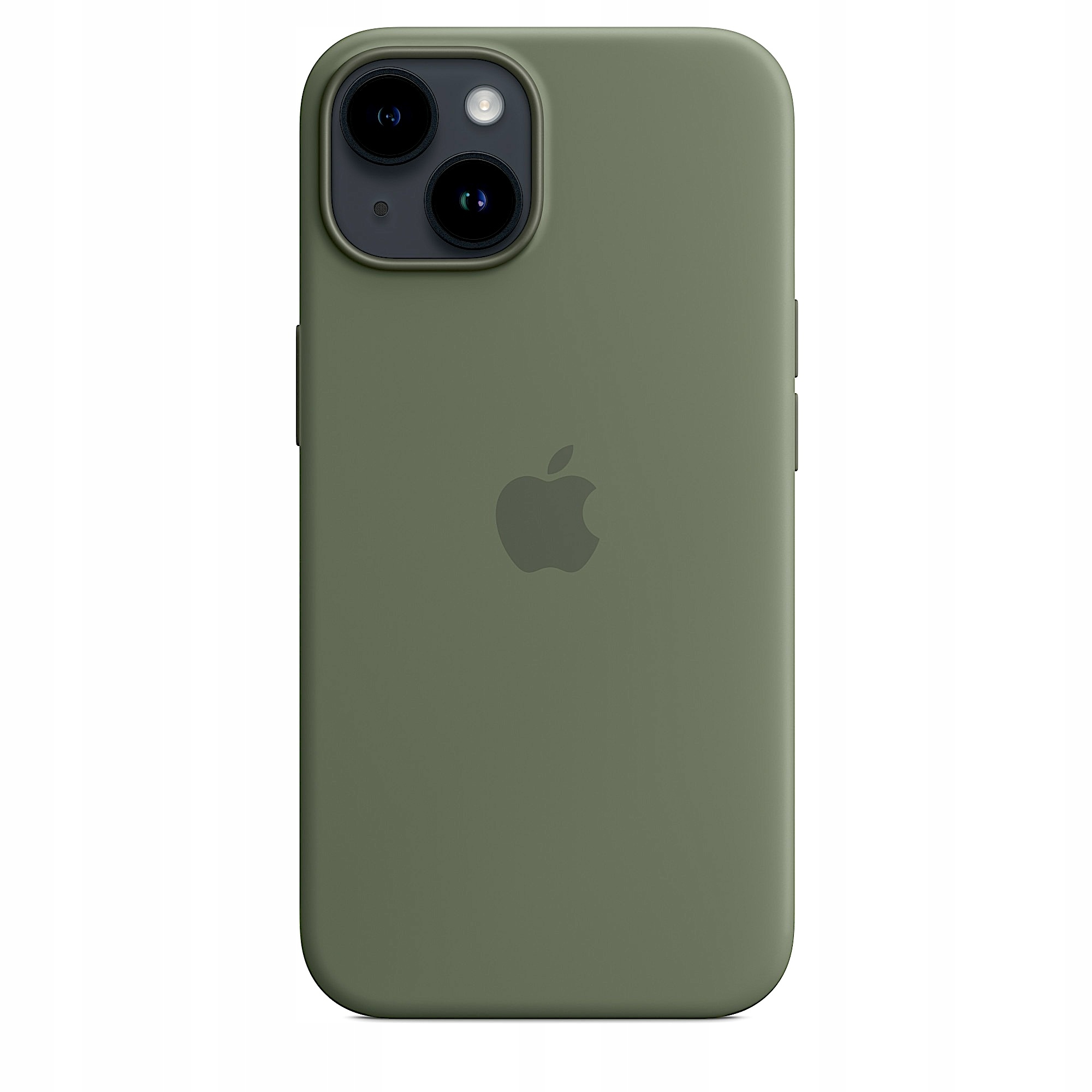 Silikonové pouzdro na iPhone 14 Olivové Kryt Zadní Kryt Silicone Case Olive