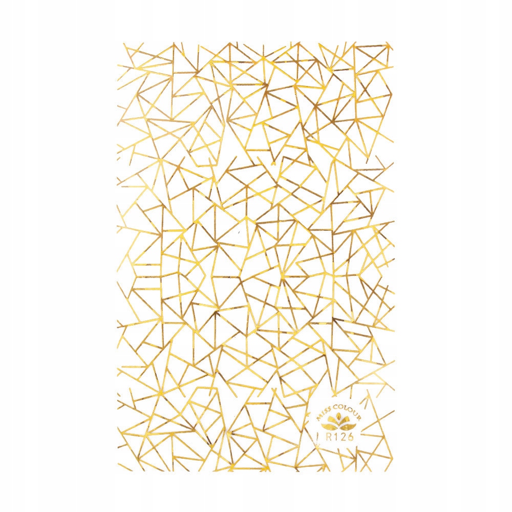 

Naklejki Samoprzylepne Do Paznokci Złote R126