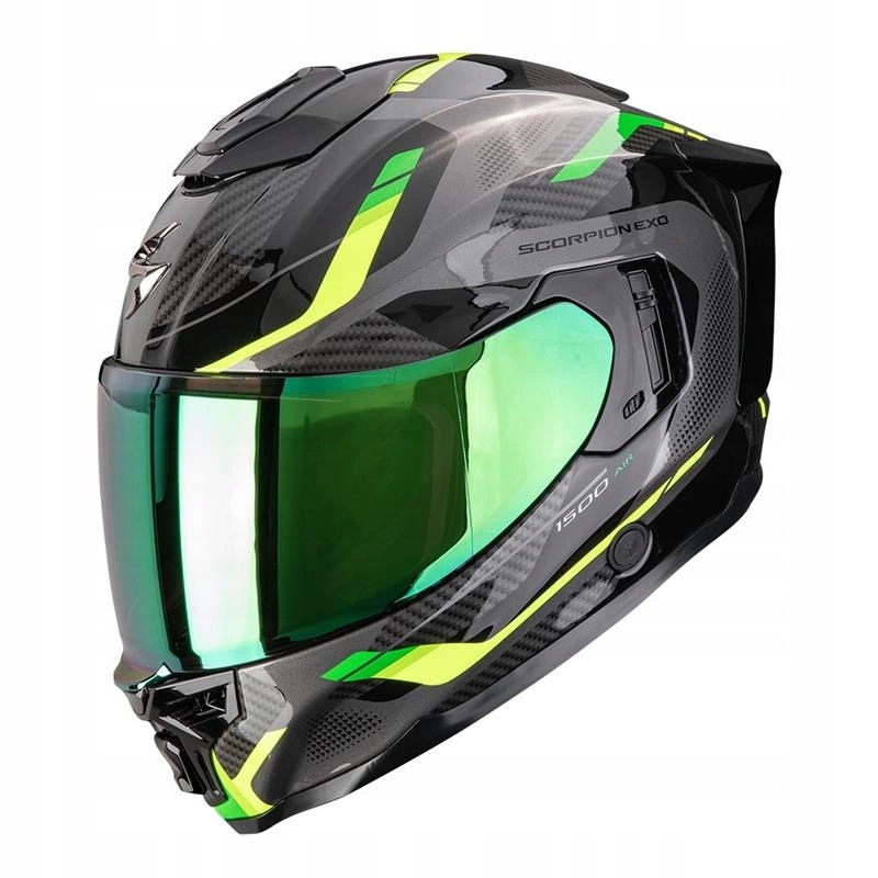 Prilba Scorpion EXO-1500 Air Sleek Black/green čierna zelená Darčeky