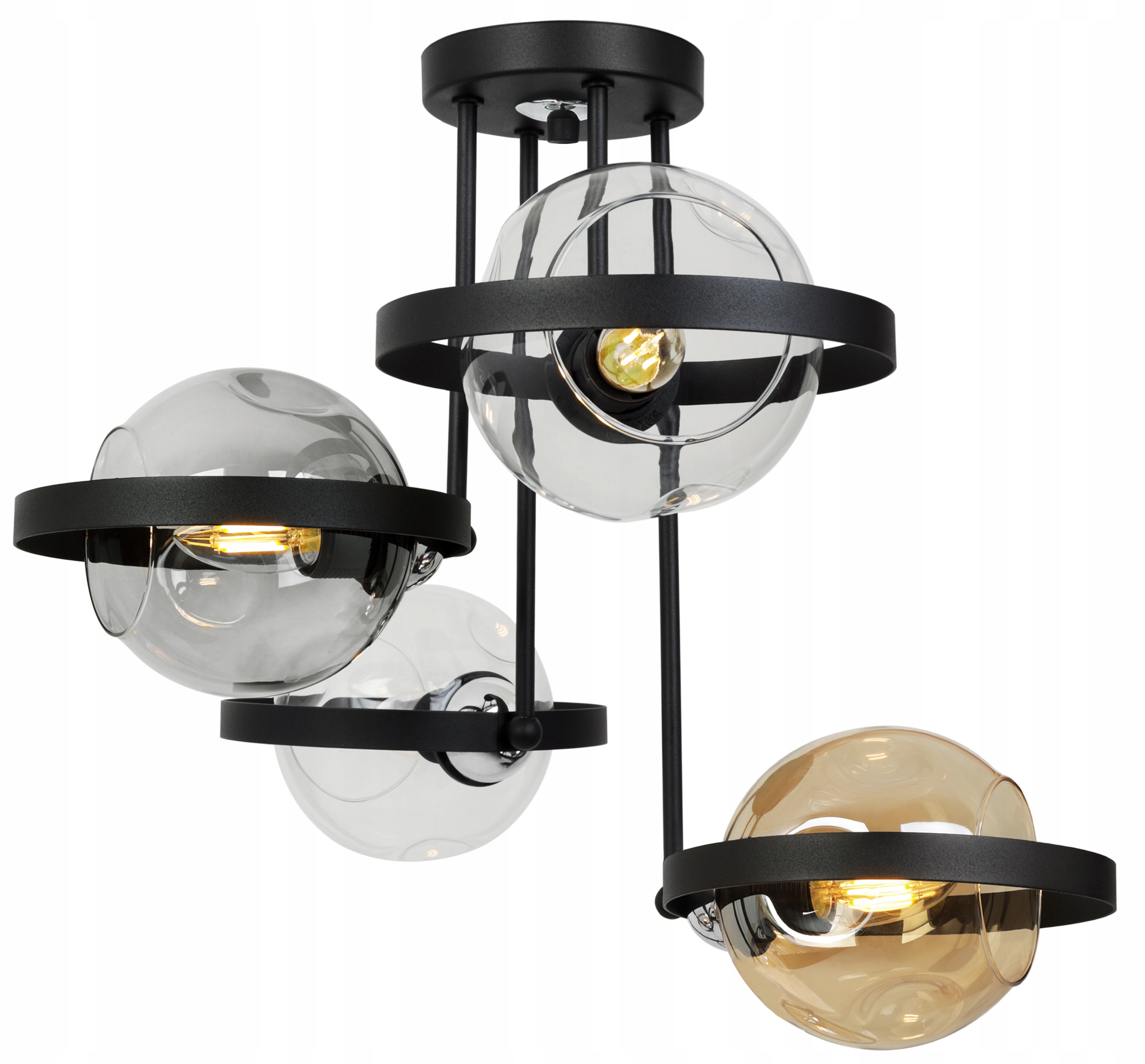 

Nowoczesna Lampa Wisząca Szklany Pierścień MIX