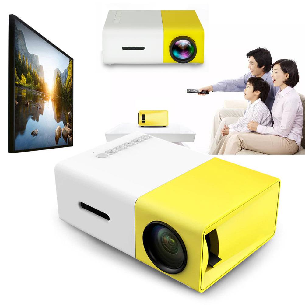 Lekki Projektor Kinowy Led 1080P Mini Do Użytku Domowego