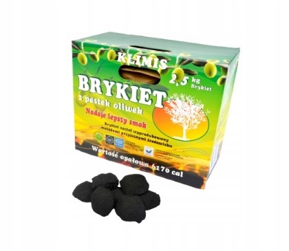 

Brykiet z Pestek Oliwek 2,5 kg Import Grecja