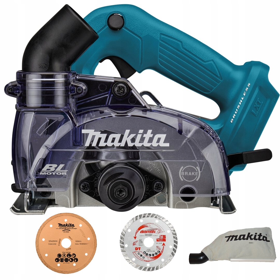 Makita Przecinarka DCC500Z 18V Tarcza Na Sucho+ Tarcza Na Mokro Piła DCC