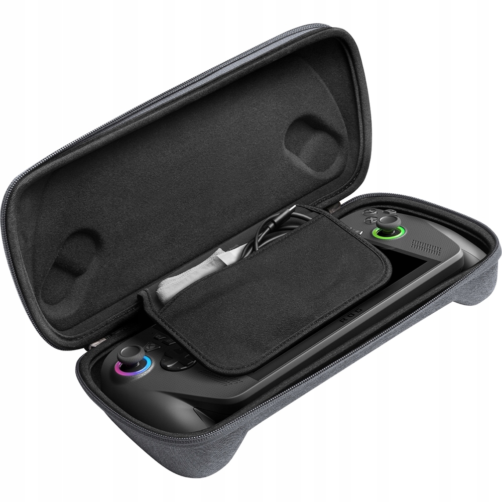 Pouzdro Spigen pro Rog Xbox Ally X, tvrdé na zip, profilované výlisky