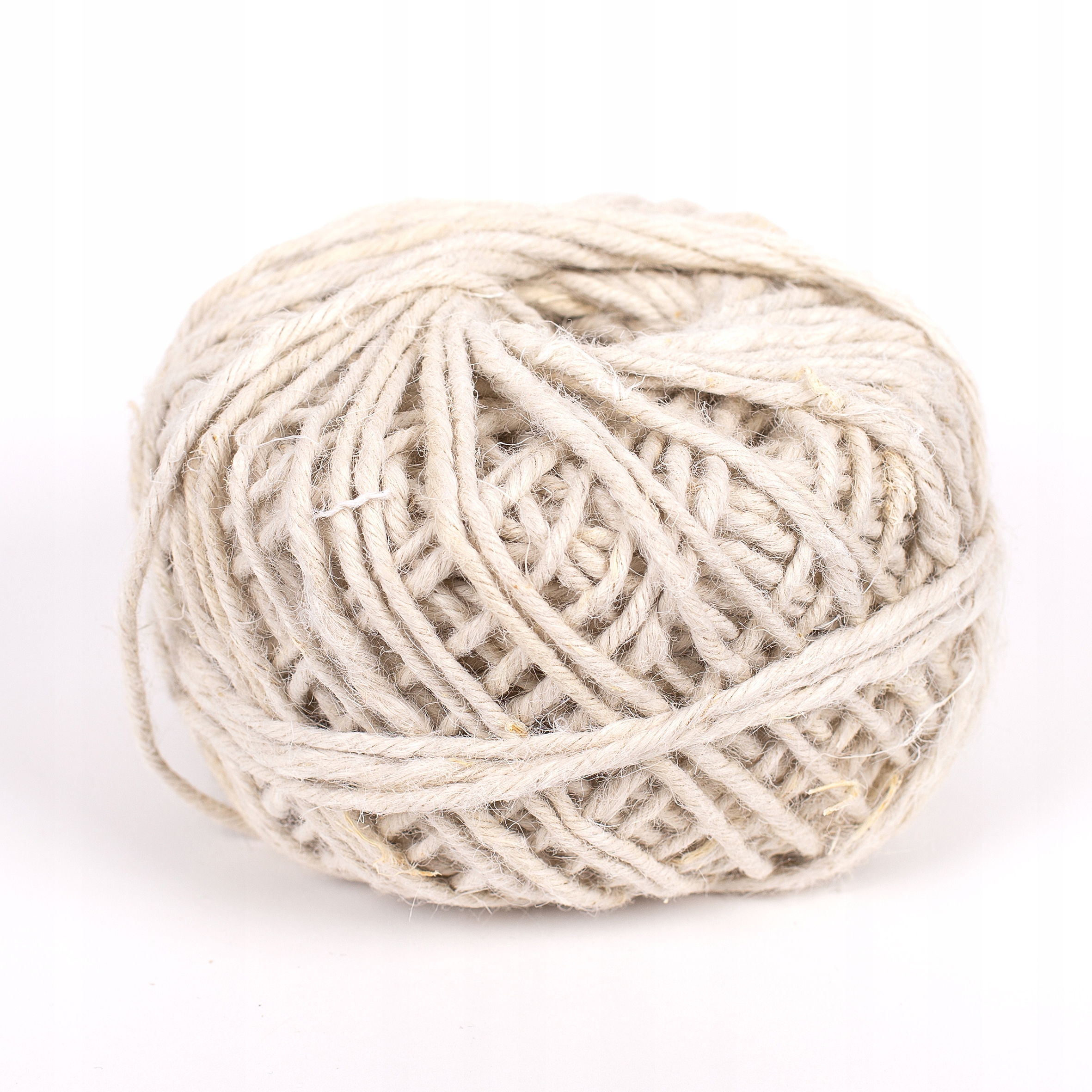 SZNUREK JUTOWY DEKORACYJNY BIAŁY 250 m - 2,2mm SZPAGAT DEKORACJA