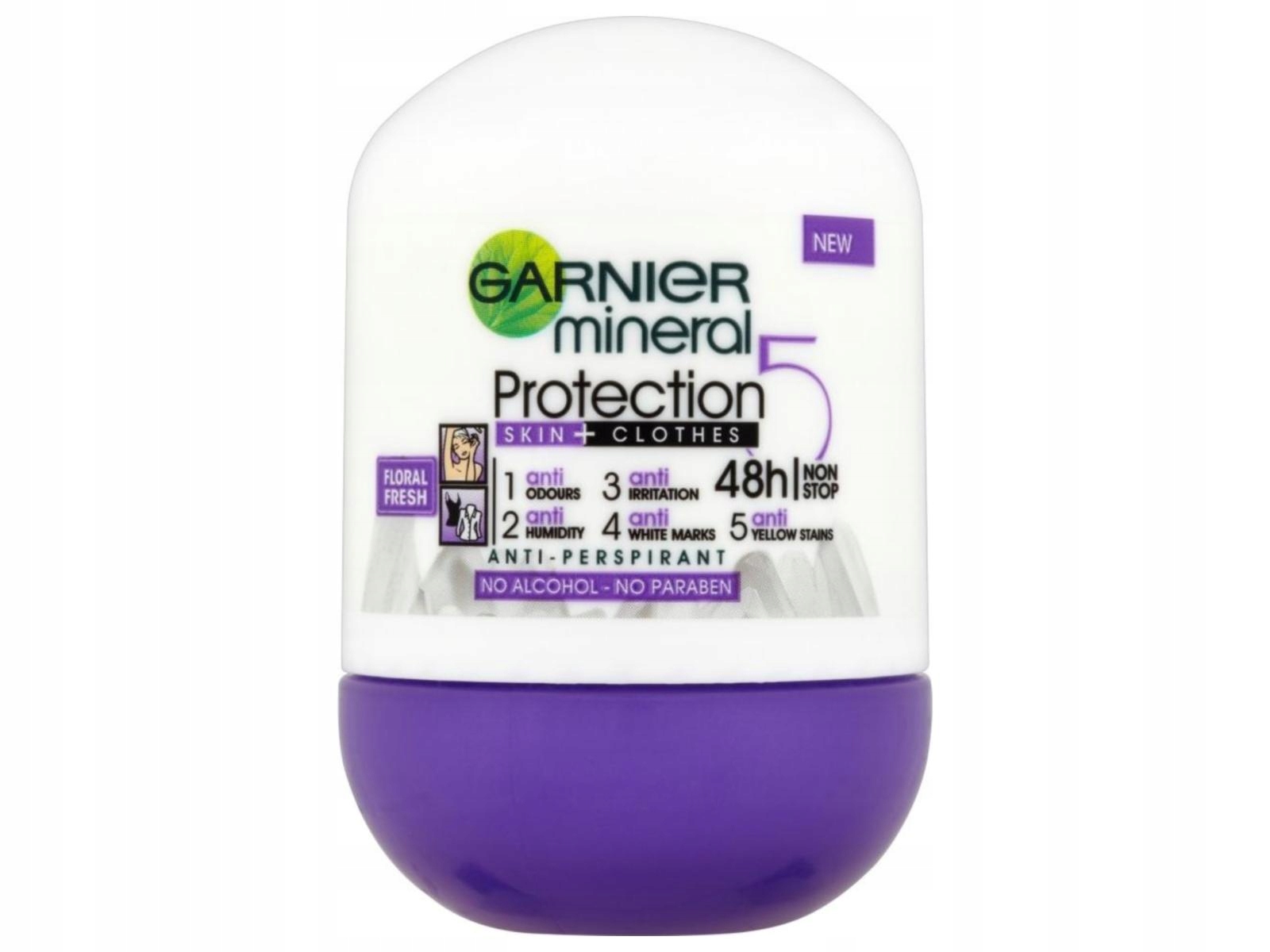 GARNIER ANTYPERSPIRANT W KULCE Z MINERAŁAMI OCHRONA 48h 50ml Kod producenta A81005