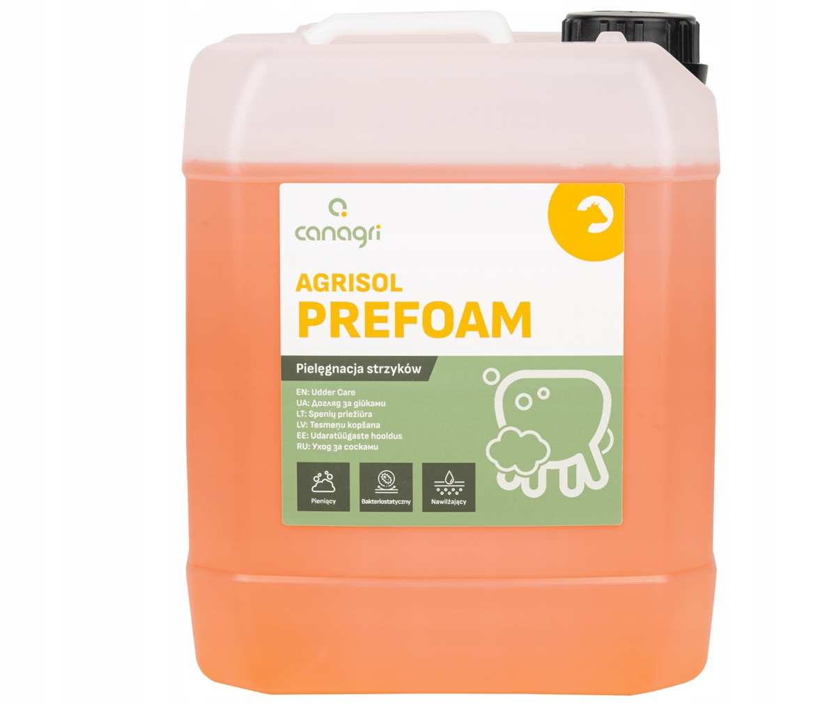 Pěnový Prostředek Na Mytí Skotu Agrisol Prefoam 70 5 kg Canagri