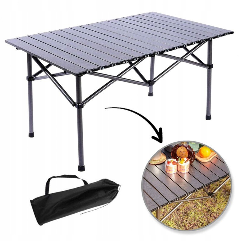 Składany stół cateringowy, turystyczny, piknikowy 95 x 56 x 50 cm SC09SZ