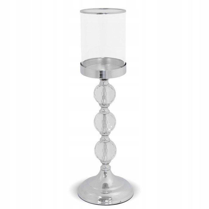 

Świecznik czarno złoty lampion latarenka w215c