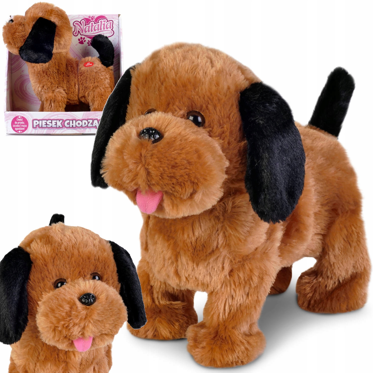 

Piesek Interaktywny Chodzący Pies Szczeka Natalia