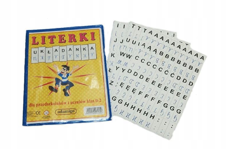 

Literki Układanka edukacyjna, Adamigo