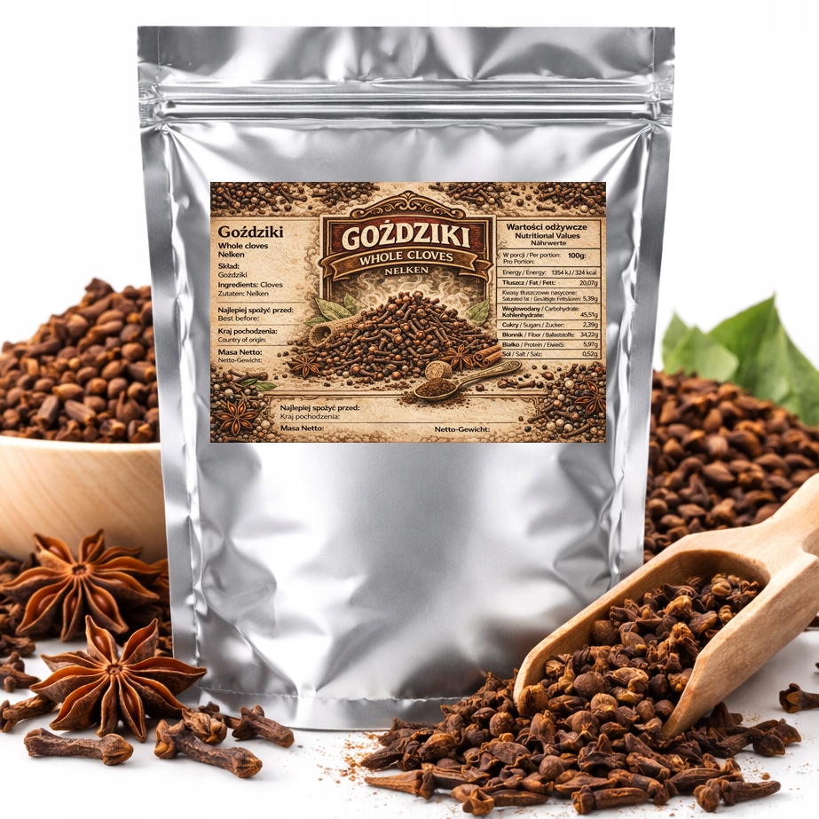 Hřebíček Celý – intenzivní aroma do svařáku a perníku dezertů 1 kg