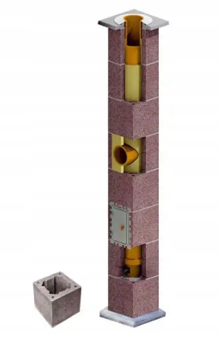 Keramický kouřový komínový systém Leier Smart 9 m fi 180 izolovaný set