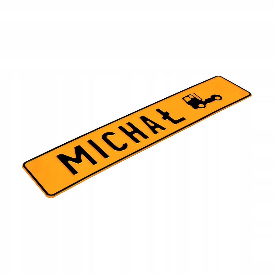 

Tablica tłoczona aluminiowa gadżet Michał truck