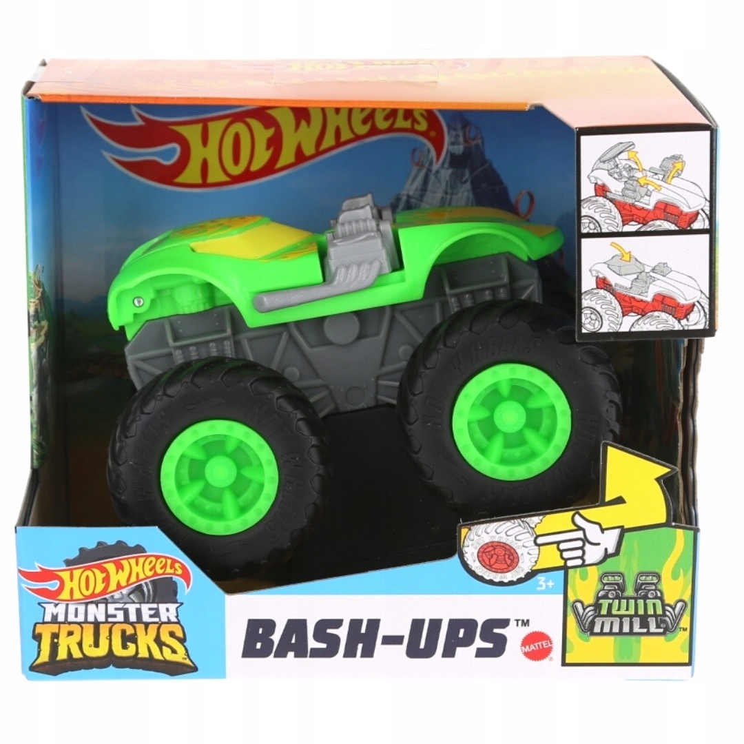 HOT WHEELS Monster Truck Pojazd Twin Mill KRAKSA