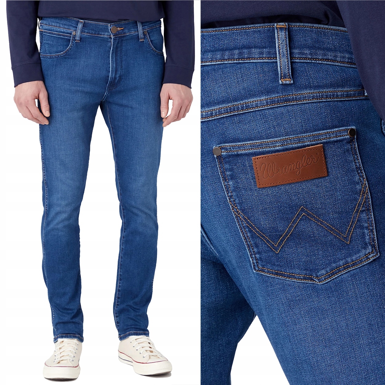 Wrangler Larston Orion Epic Soft pohodlné měkké džínové kalhoty W40 L32